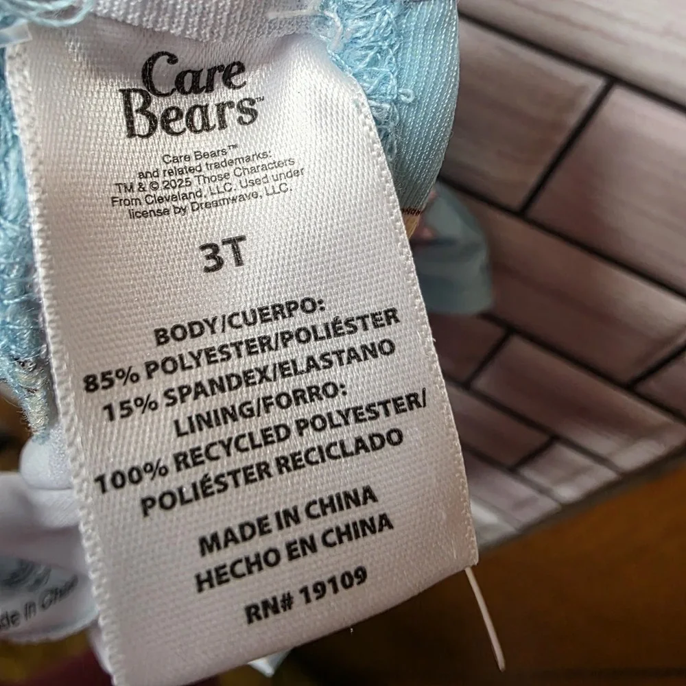 New Care Bears 3T‎ Swimwear Bikini UPF 50+  Baby Toddler 2 Piece Summer Bikini
